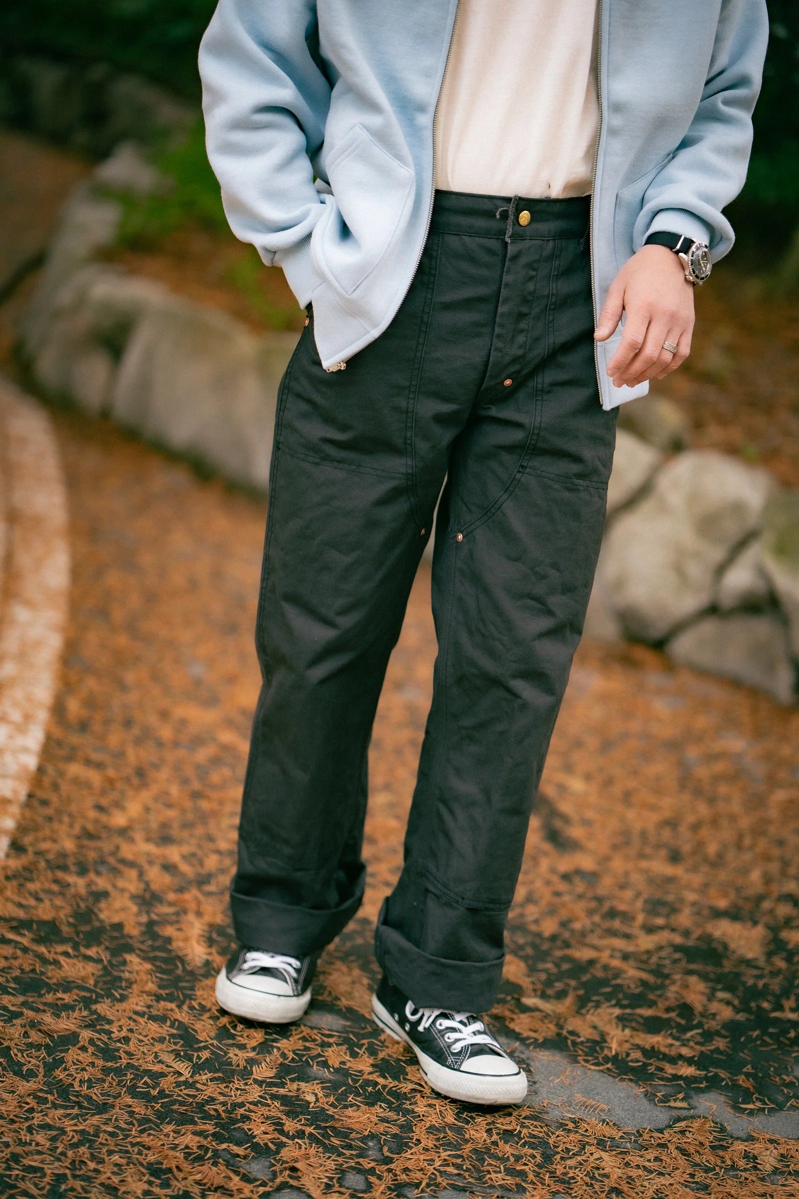 MP25102 DOUBLE-KNEE WORK TROUSERS - CHARCOAL