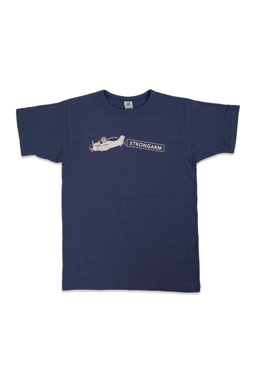 JG-CS06 AEROPLANE ADVERTISING Tee - FADE BLUE