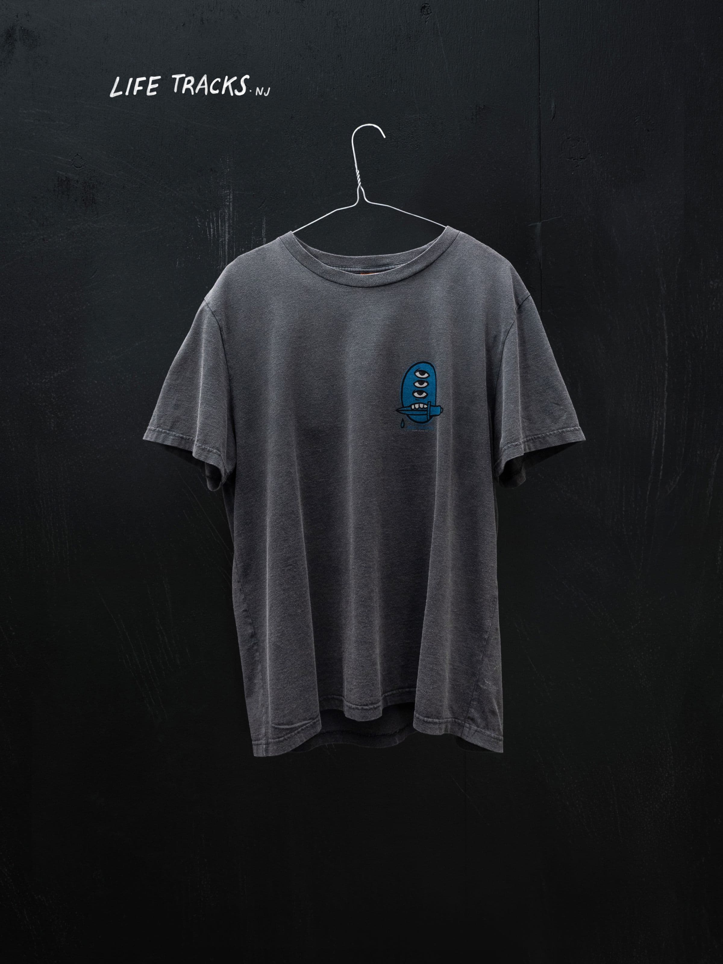 Roy Raw Tracks T-Shirt - Antracite