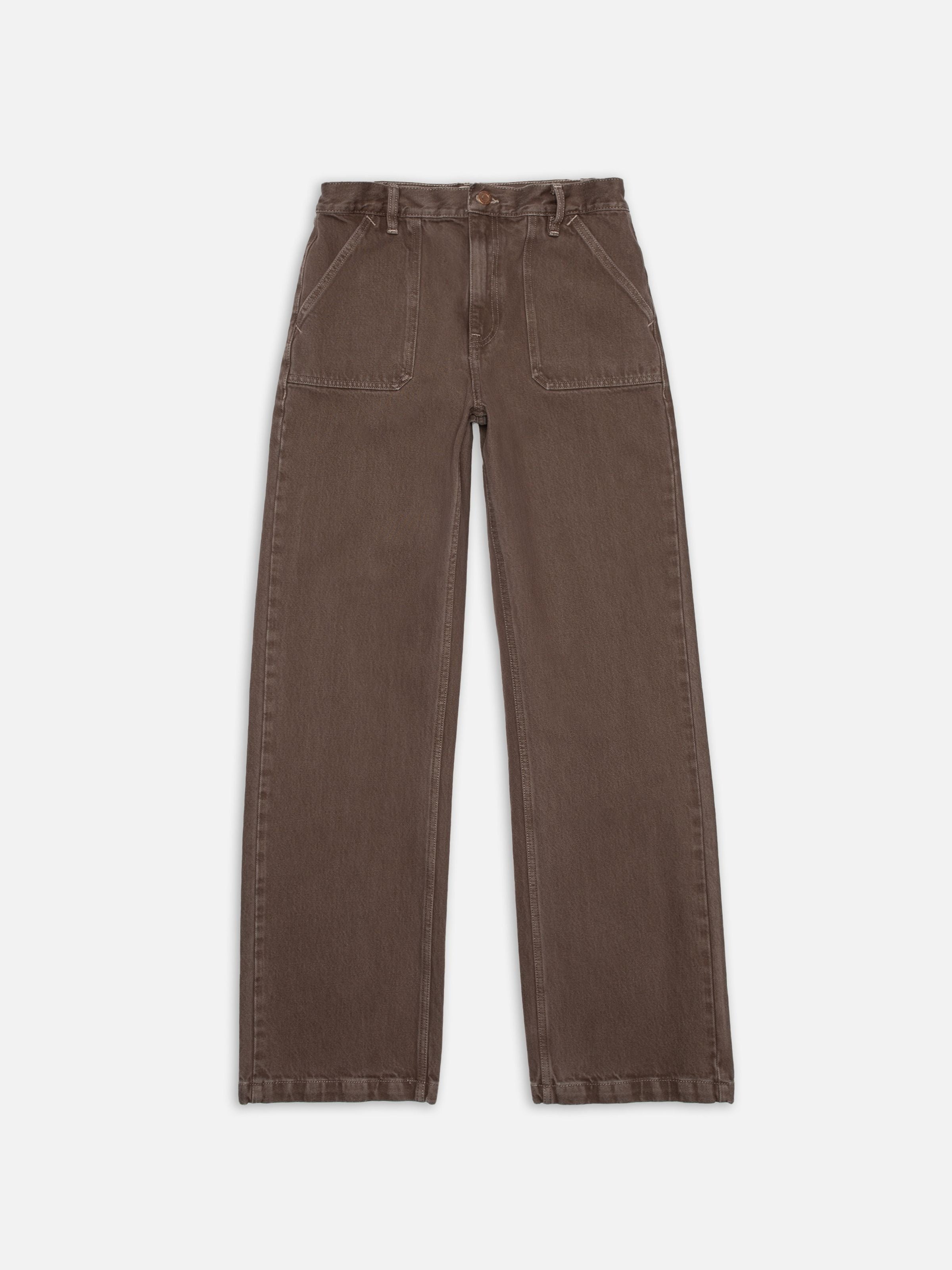 Asta Workwear Pants - Espresso Brown