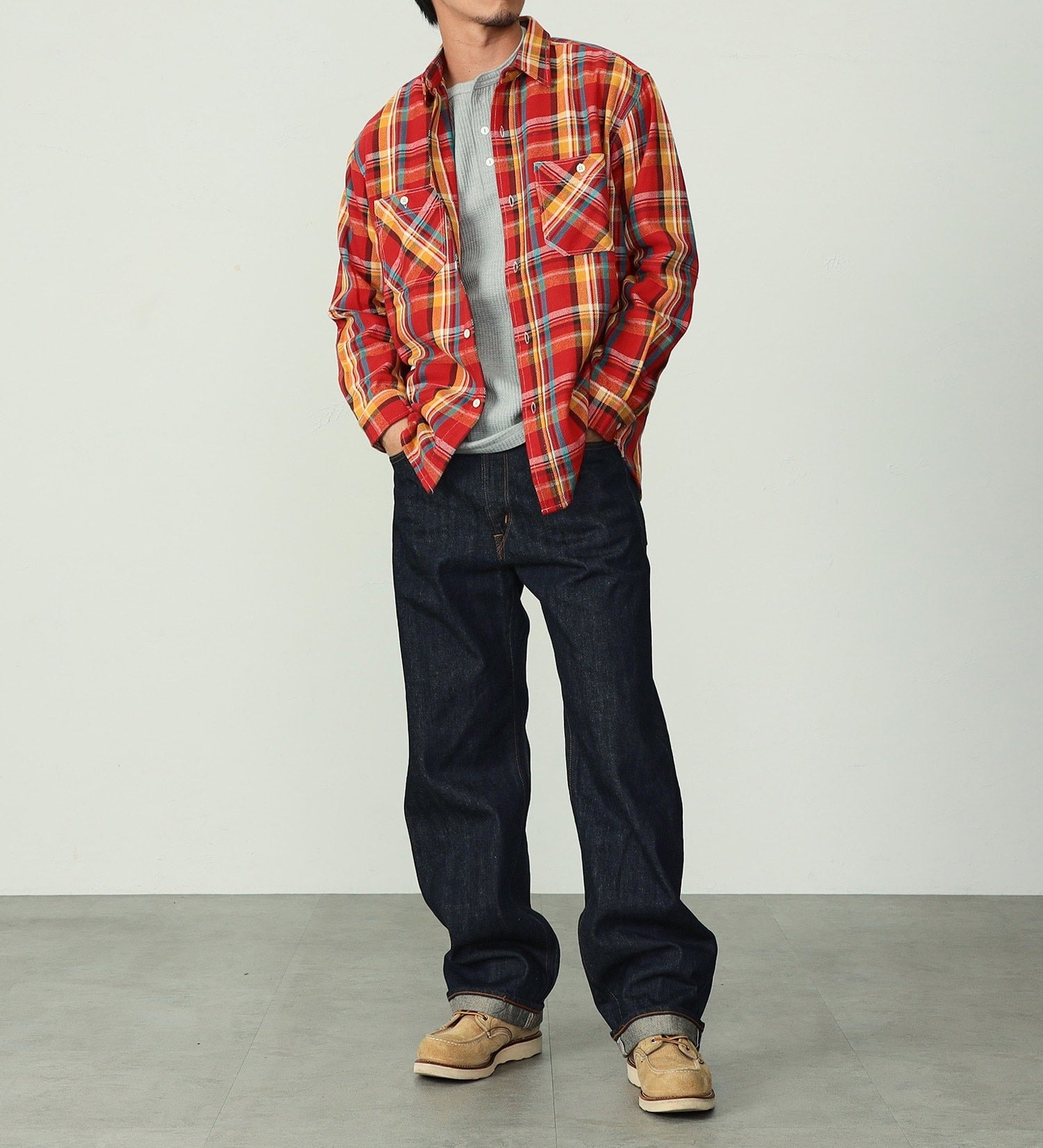 E50540-100 505Z WIDE STRAIGHT - INDIGO