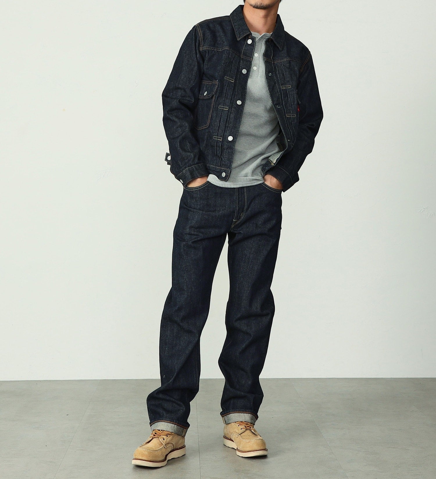 E50550-100 505ZX LOOSE STRAIGHT - INDIGO BLUE