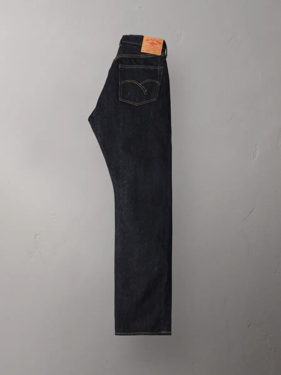 FN-8004 18oz DENIM TROUSERS - WIDE TAPERED - INDIGO