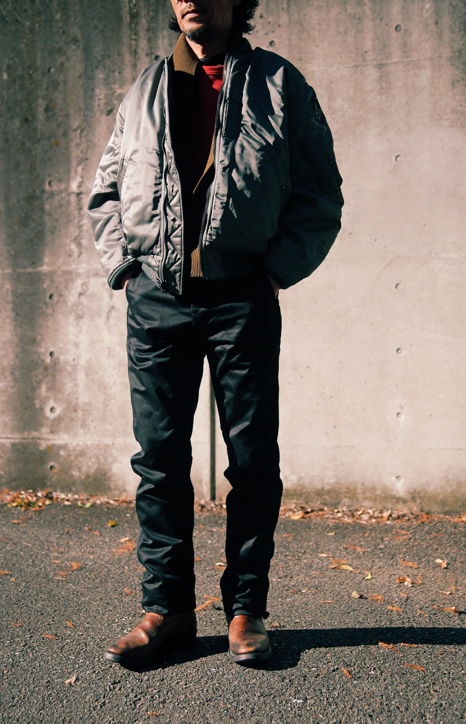 MP19010 BLUE SEAL CHINO TROUSERS - BLACK