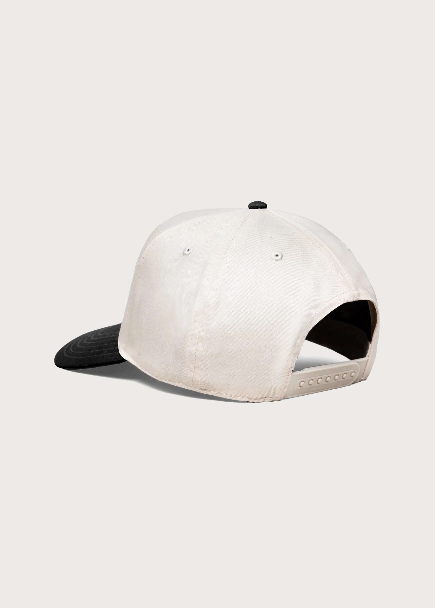 JUST FOR A MOMENT 5 PANEL HAT - BLACK/NATURAL