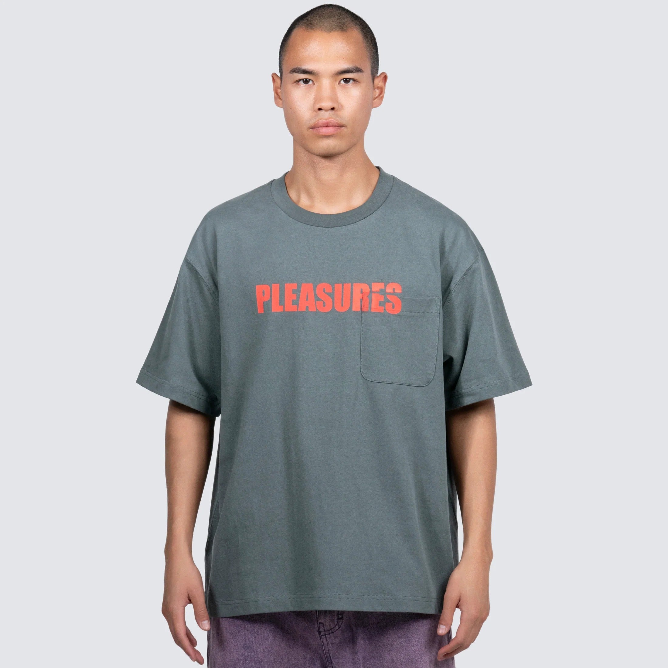 IMPACT POCKET HEAVYWEIGHT SHIRT - OLIVE