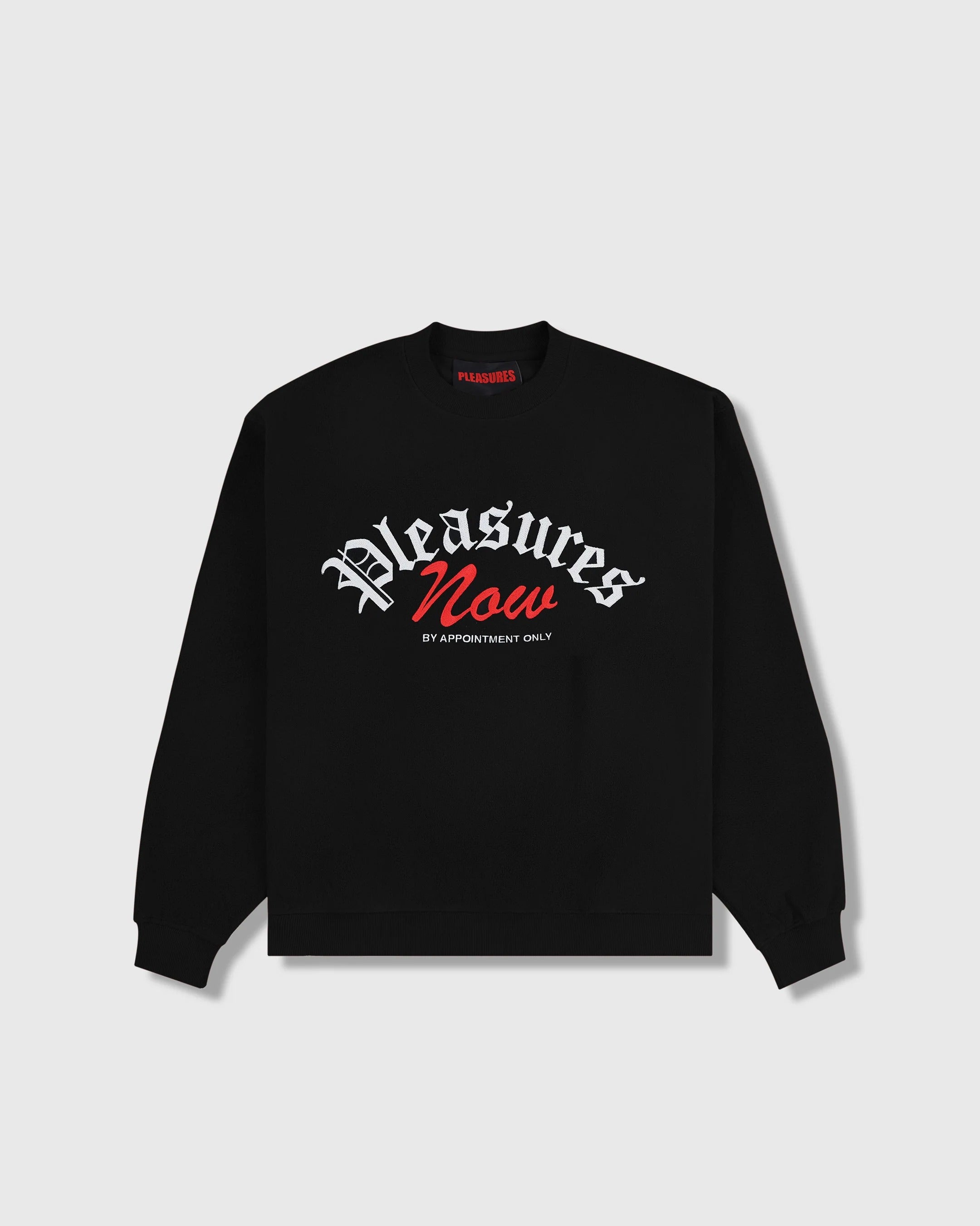 APPOINTMENT FLEECE CREWNECK - BLACK