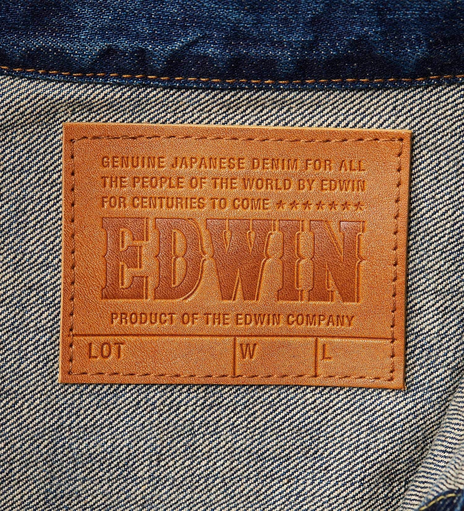 E55550-126 505 50DENIM JACKET - BLACK DENIM