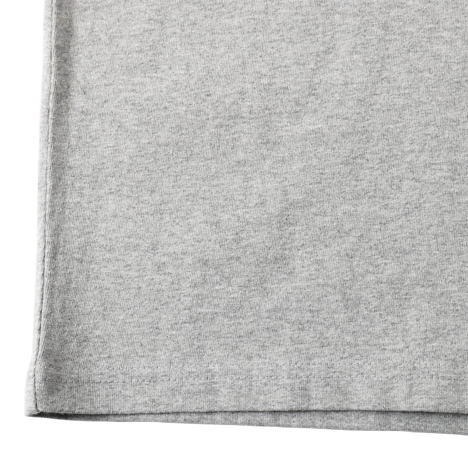 BR-25148 STANDARD 18/-OE Tough neck S/S Print T-shirt (BE TOUGH) - GRAY