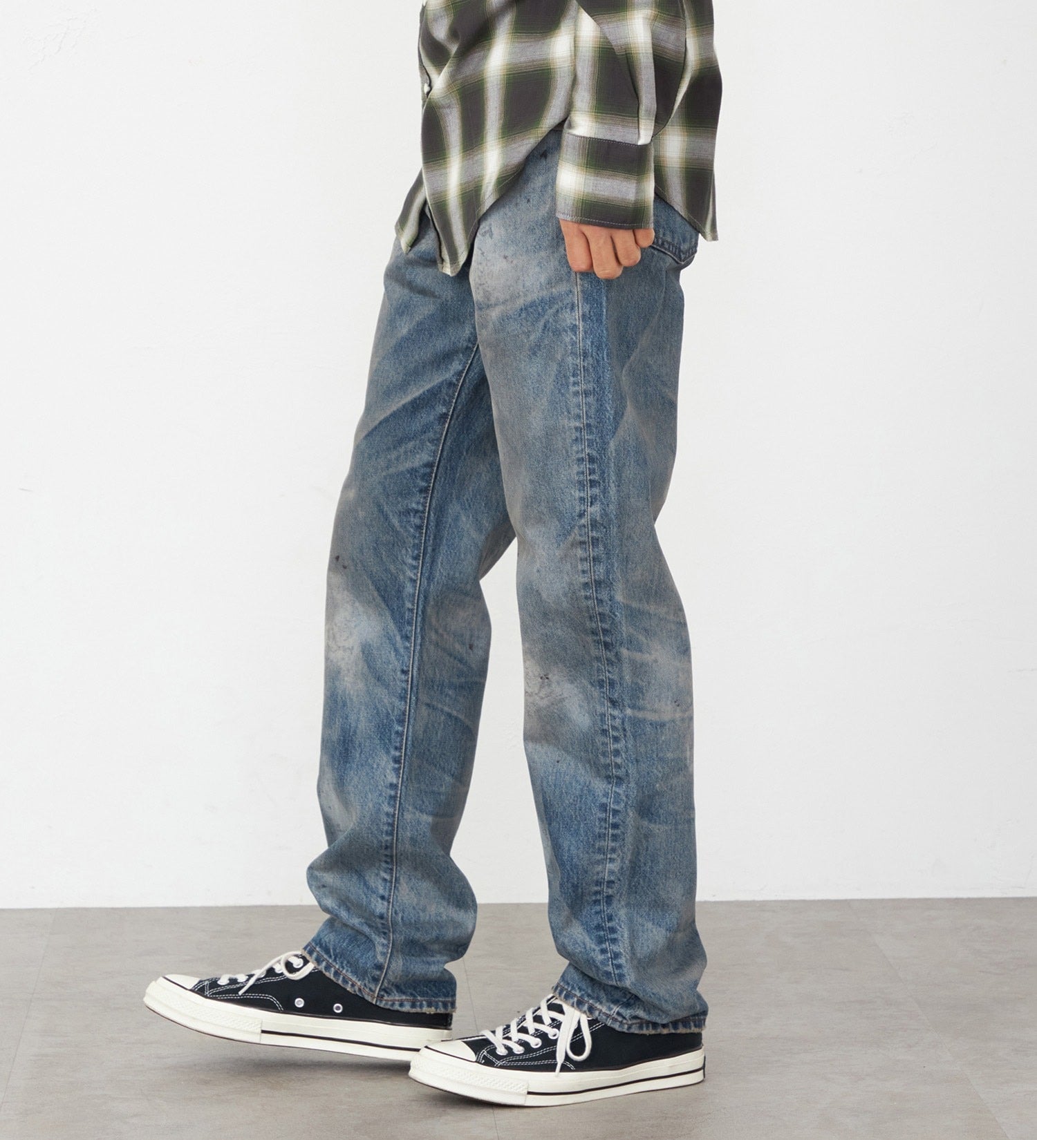 E50323-1036 503 REGULAR STRAIGHT USED - MEDIUM BLUE