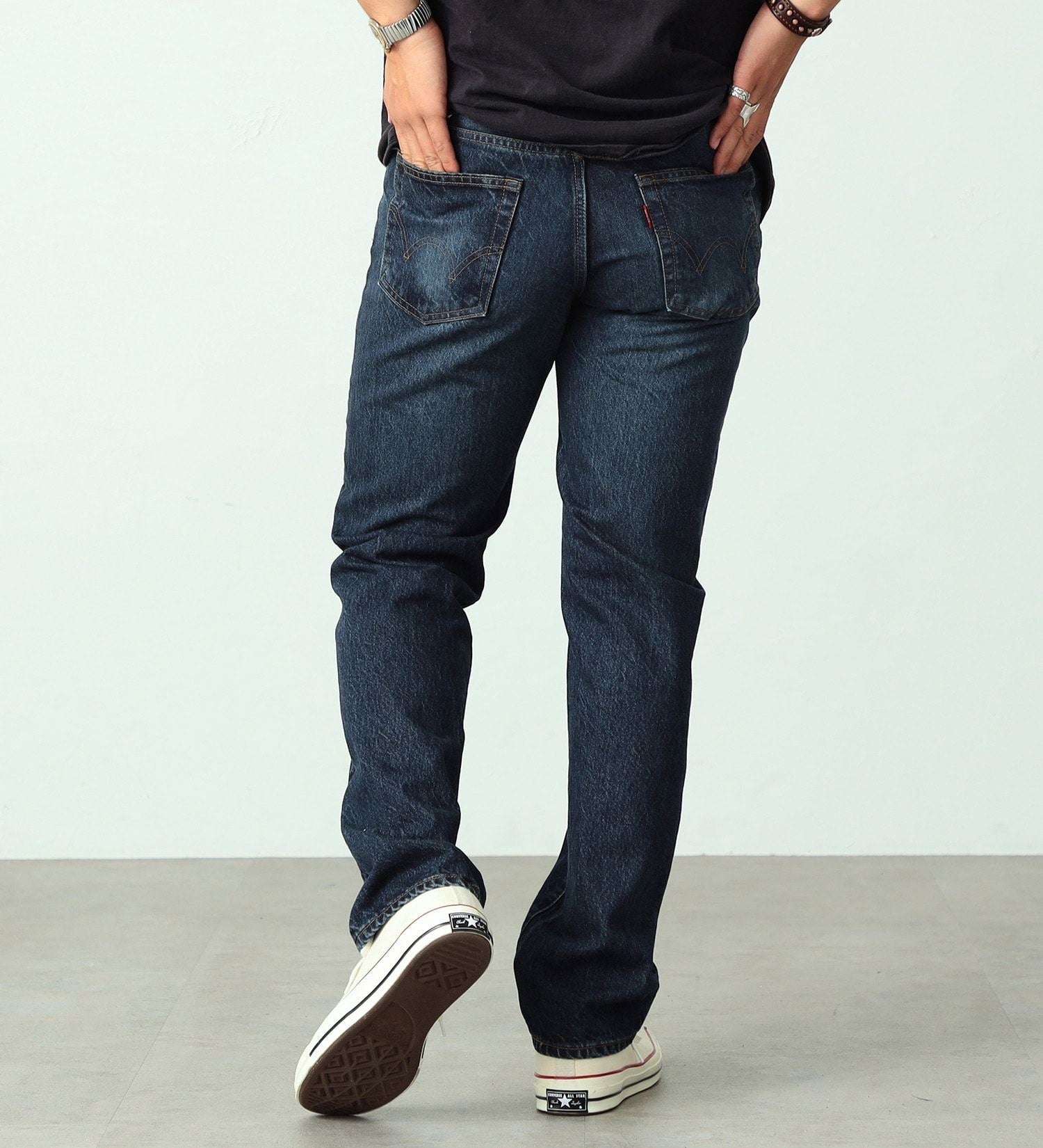 E50323-2026 503 REGULAR STRAIGHT USED - DARK BLUE