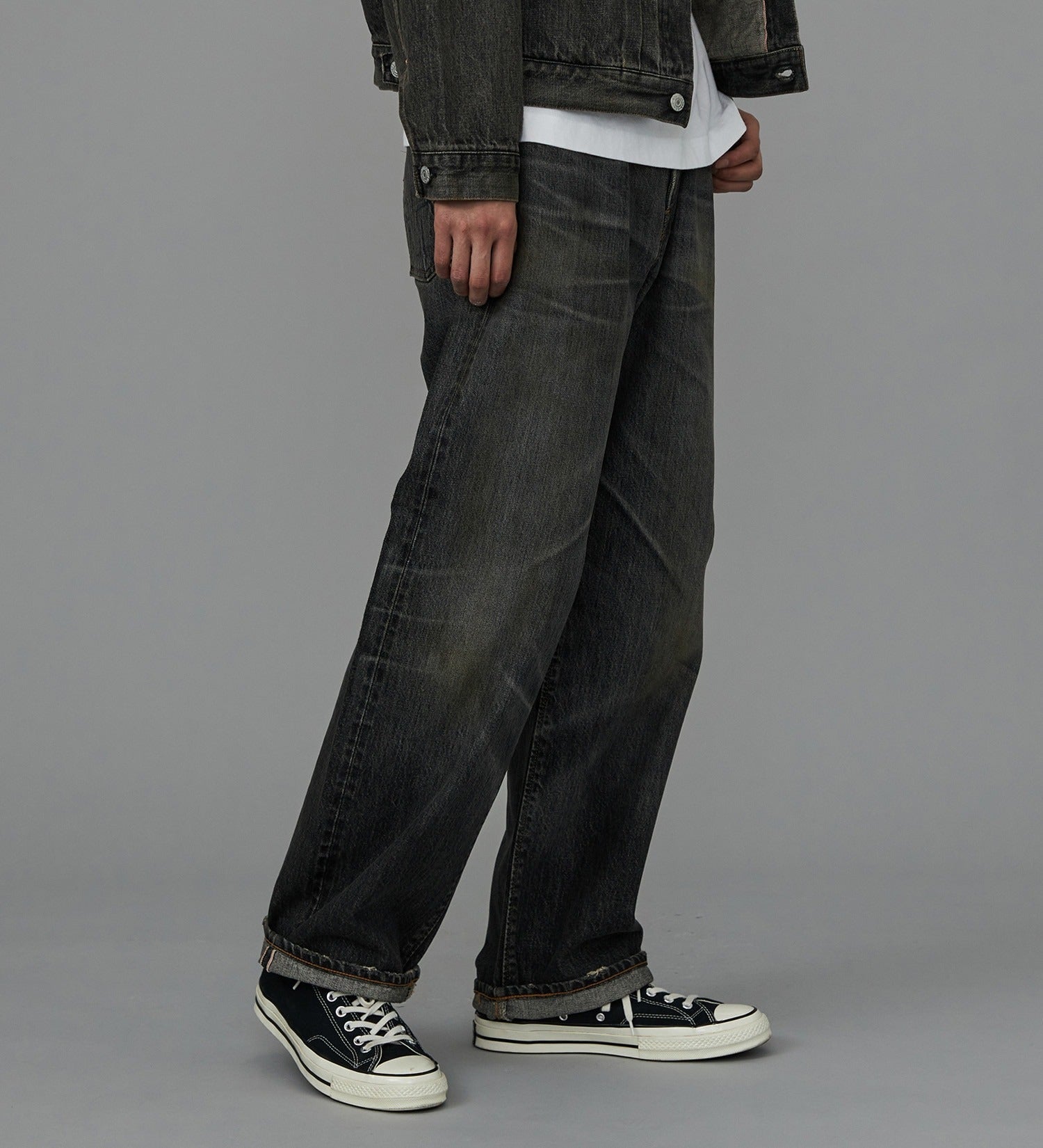 E50540-182 505Z WIDE STRAIGHT - BLACK DENIM 2