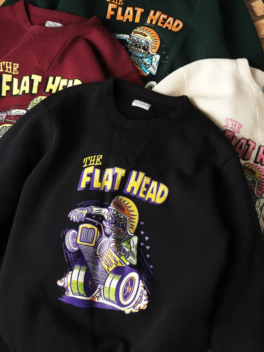 FN-SWC-216 SWEATSHIRT - KAMIKAZE - BLACK