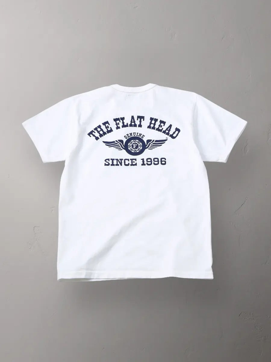 FN-THC-202 FLYING WHEEL TEE S/S - WHITE