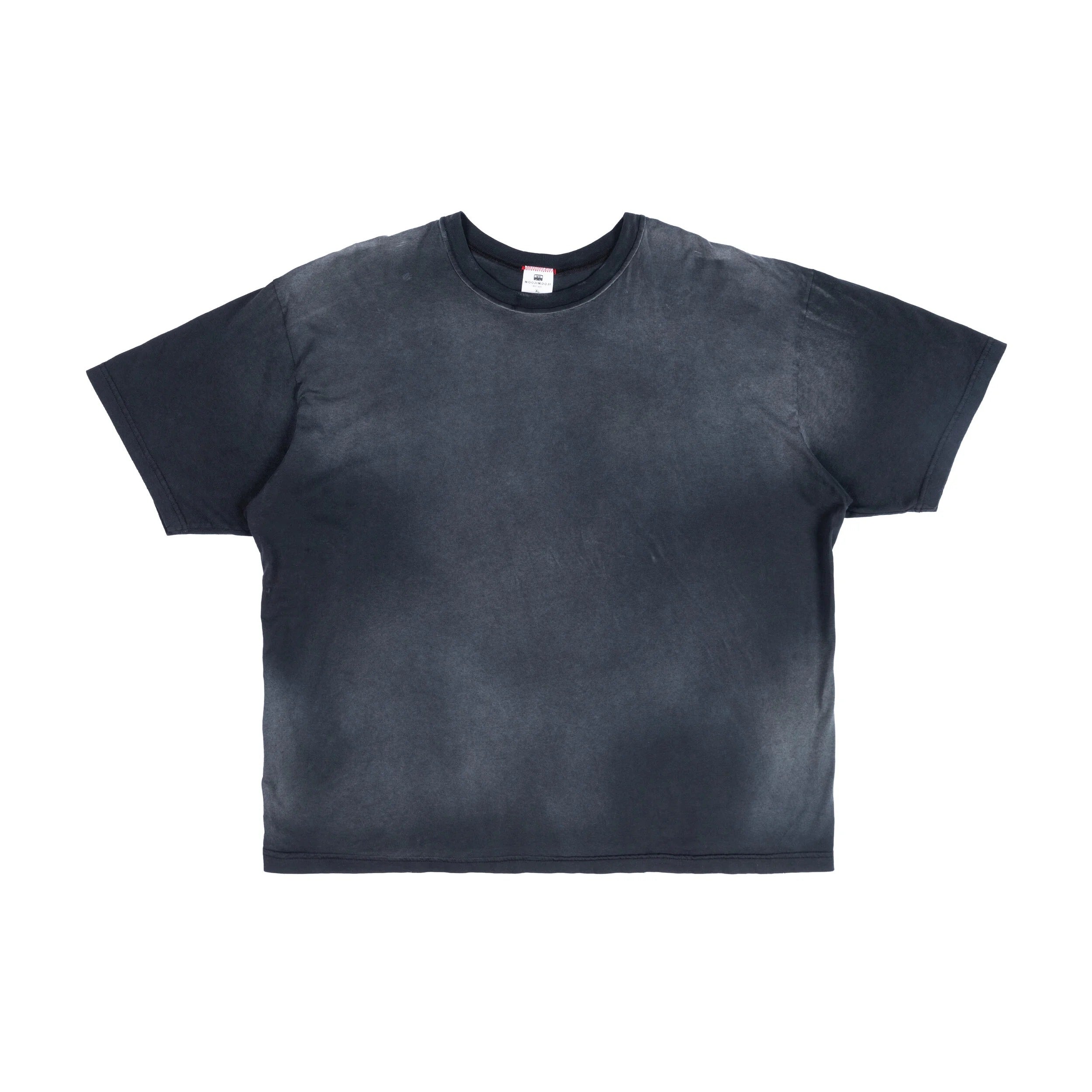 OVERSIZE CROP TEE S/S - SUN FADE BLACK