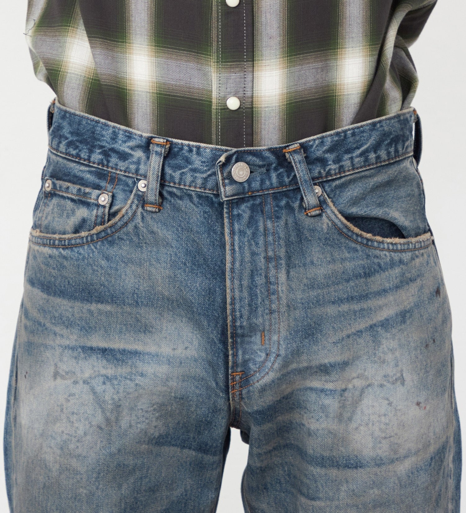 E50323-1036 503 REGULAR STRAIGHT USED - MEDIUM BLUE