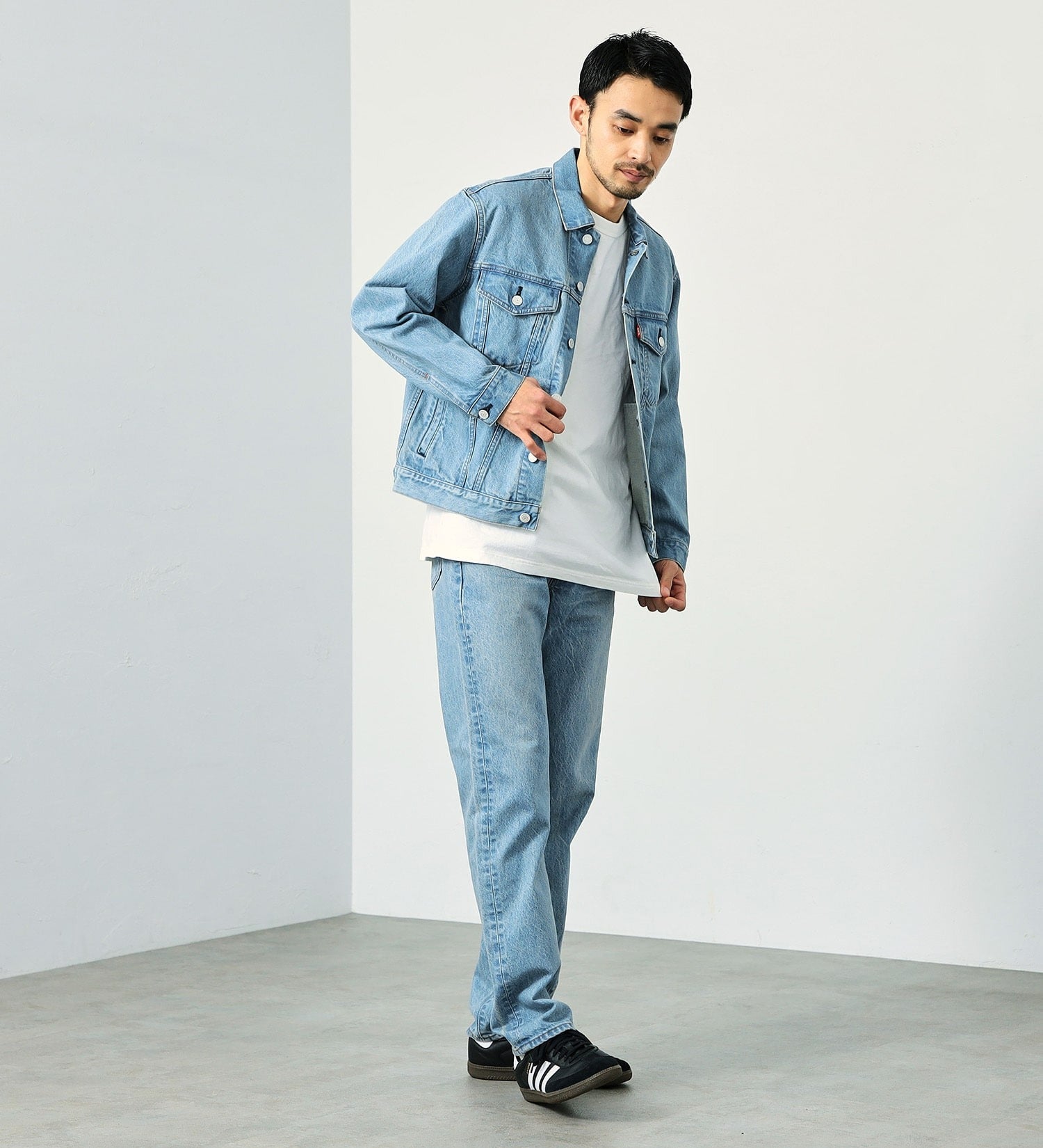 E50323-1056 503 REGULAR STRAIGHT USED - LIGHT BLUE