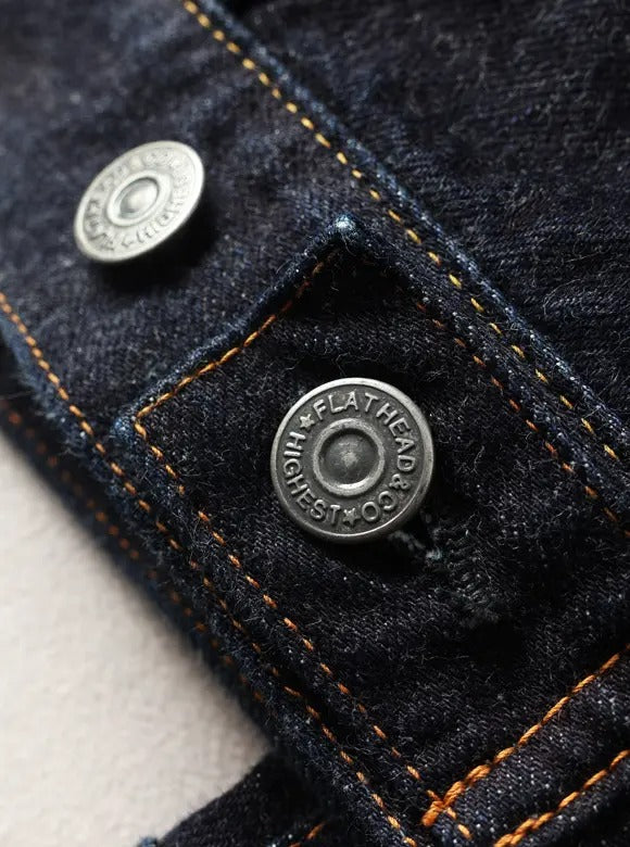 FN-OJ-D002 JACKET - DENIM 50's - INDIGO
