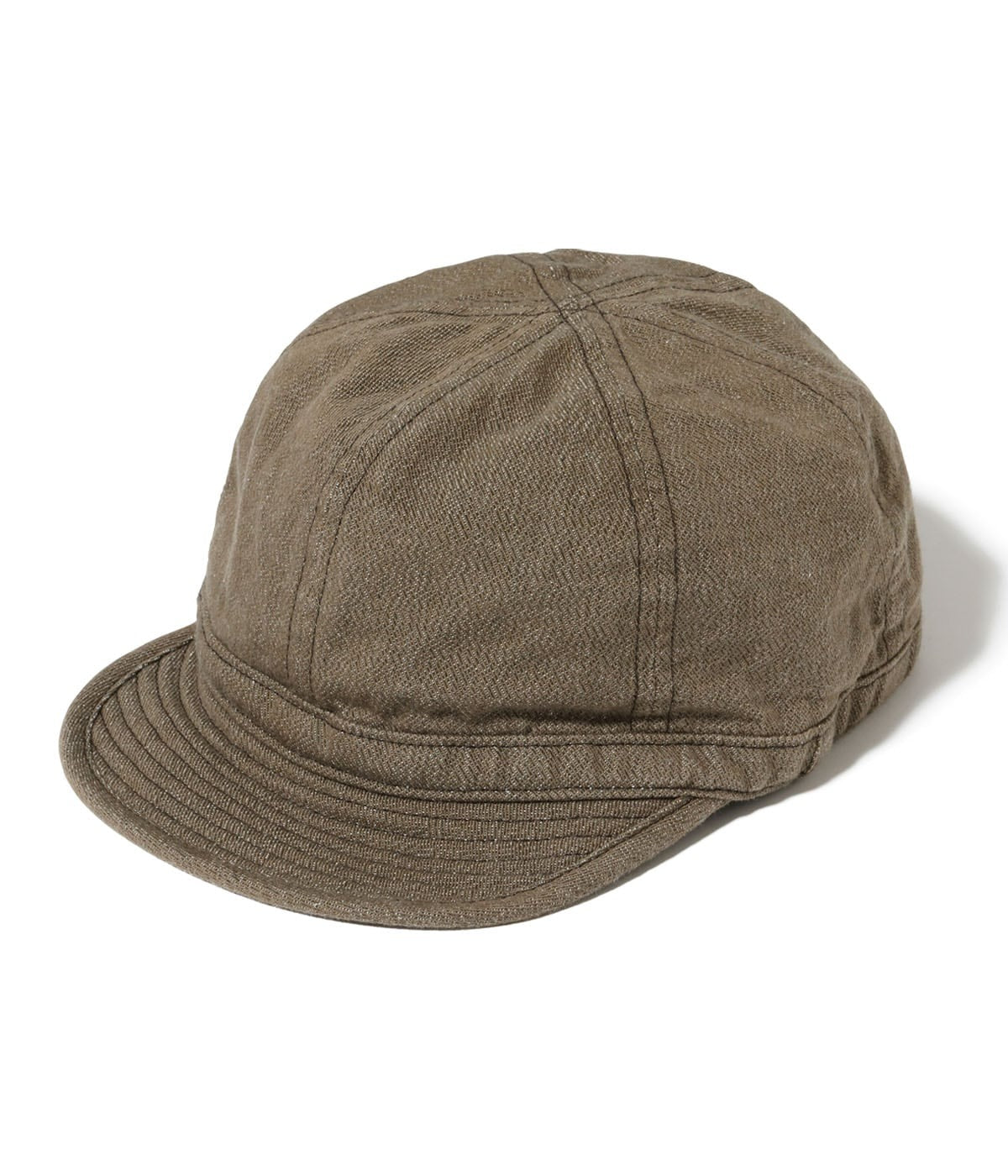 BR02844 HAT, WORKING, BROWN DENIM (MOD.) - BROWN