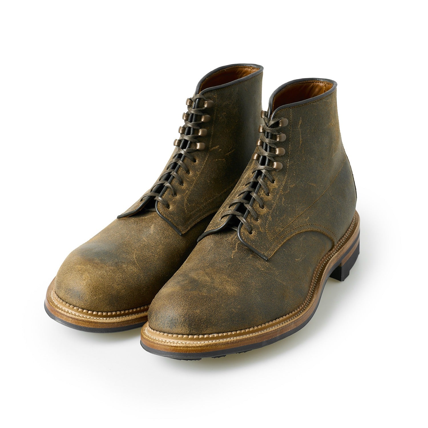 Navvy Boot Antique Waxy Commander - Antique