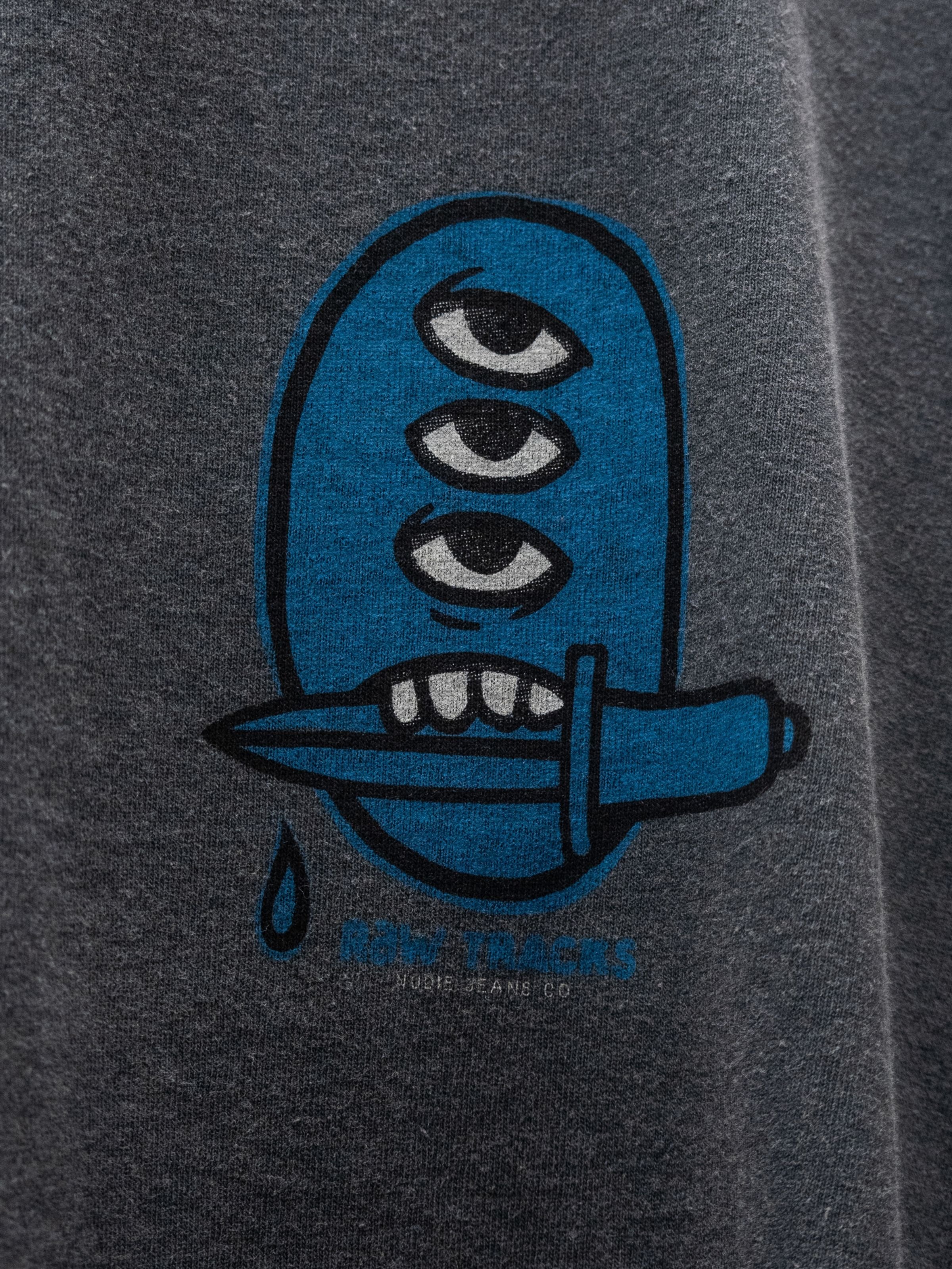 Roy Raw Tracks T-Shirt - Antracite