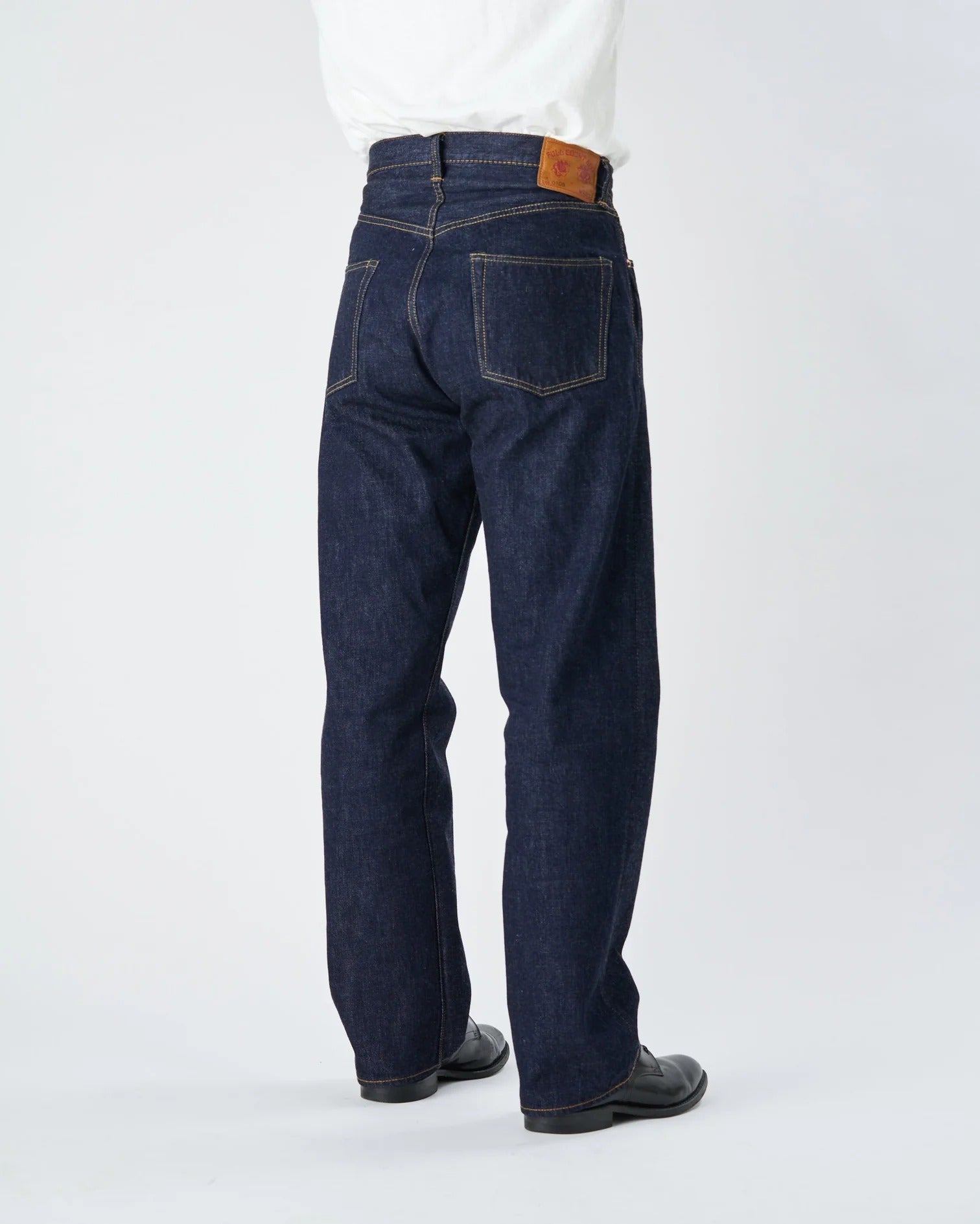 0105W Wide Denim 13.7oz (One Wash) - INDIGO