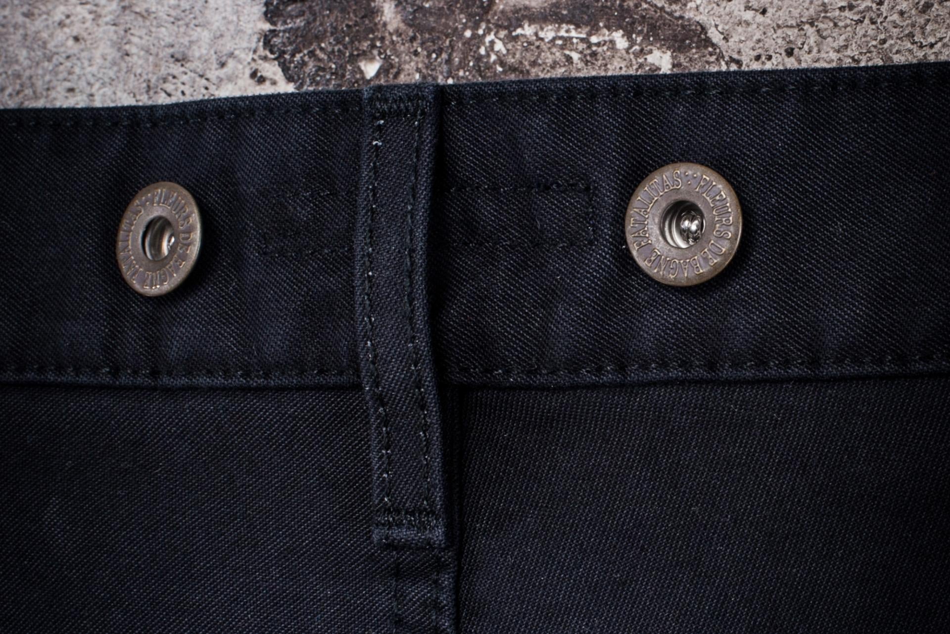 LE PANTALON "PENITENCIER" MOLESKINE - NOIR