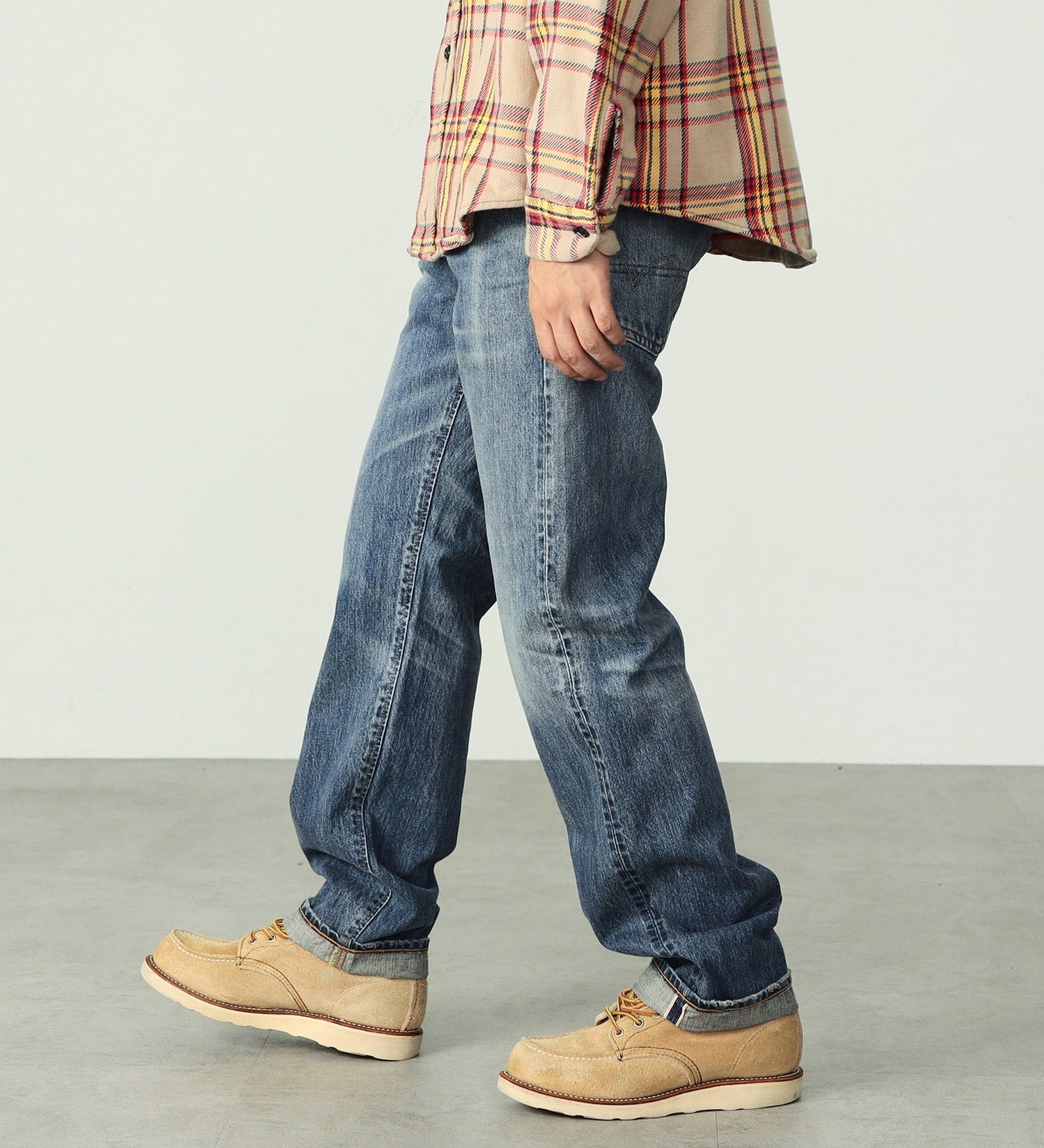 ジャニス・ウォン PERFECTION E50550-146 505ZX LOOSE STRAIGHT - MEDIUM BLUE