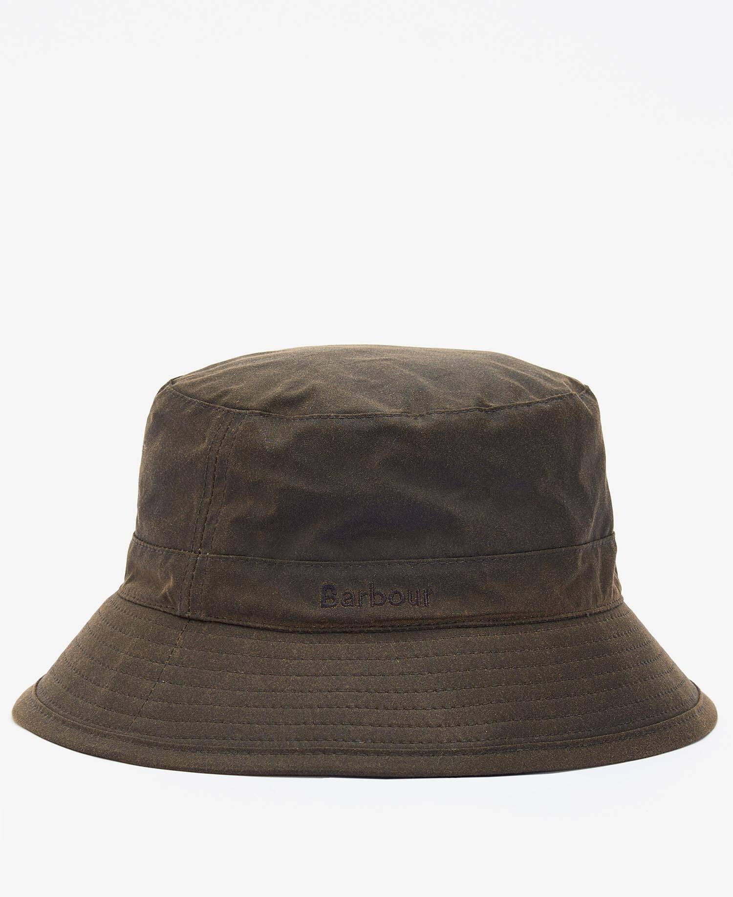 WAX BUCKET HAT - OLIVE