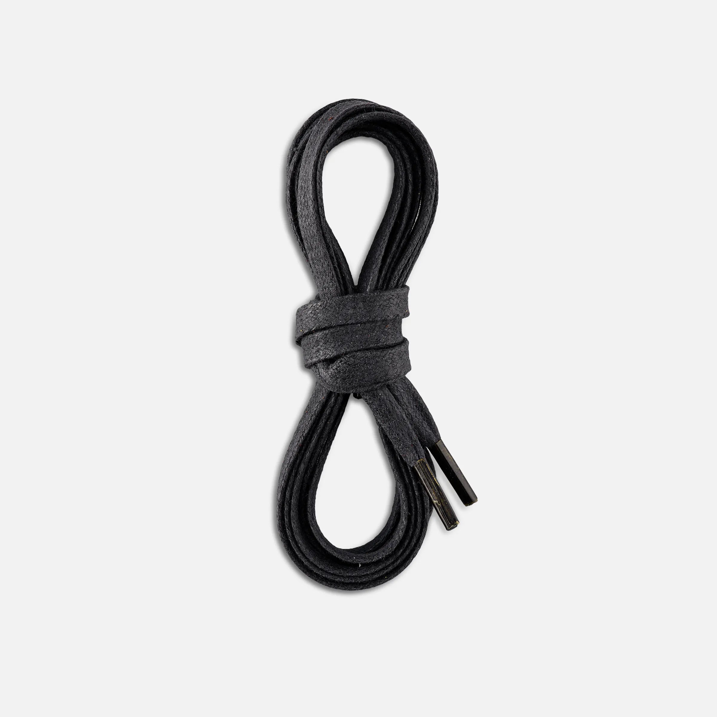 93007 60-INCH FLAT WAXED LACE - BLACK