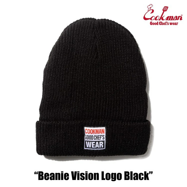 BEANIE VISION LOGO - BLACK