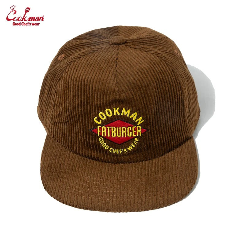 CORDUROY CAP FAT - BROWN
