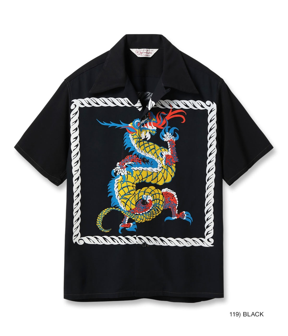SS39529 SUN SURF SPECIAL EDITION “DRAGON” (SHORT SLEEVE) - BLACK
