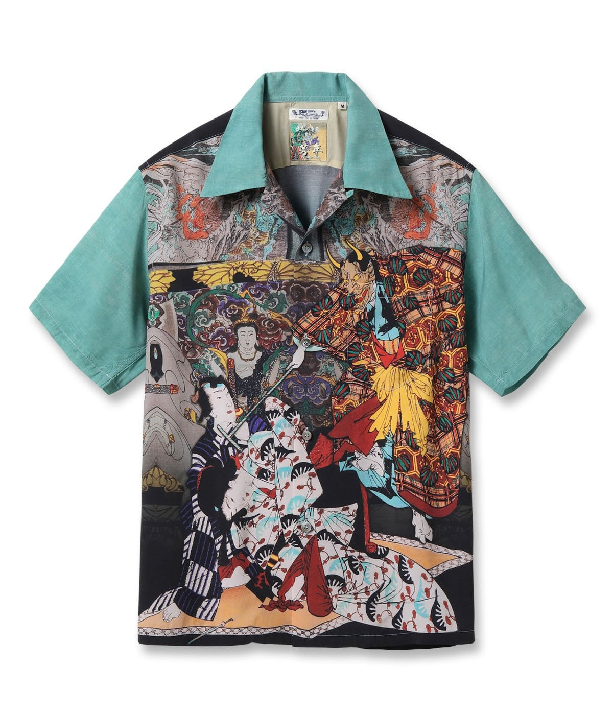 SS39531 SUN SURF × Yoshitoshi Tsukioka SPECIAL EDITION “Murasaki Inaka Genji” - BLUE