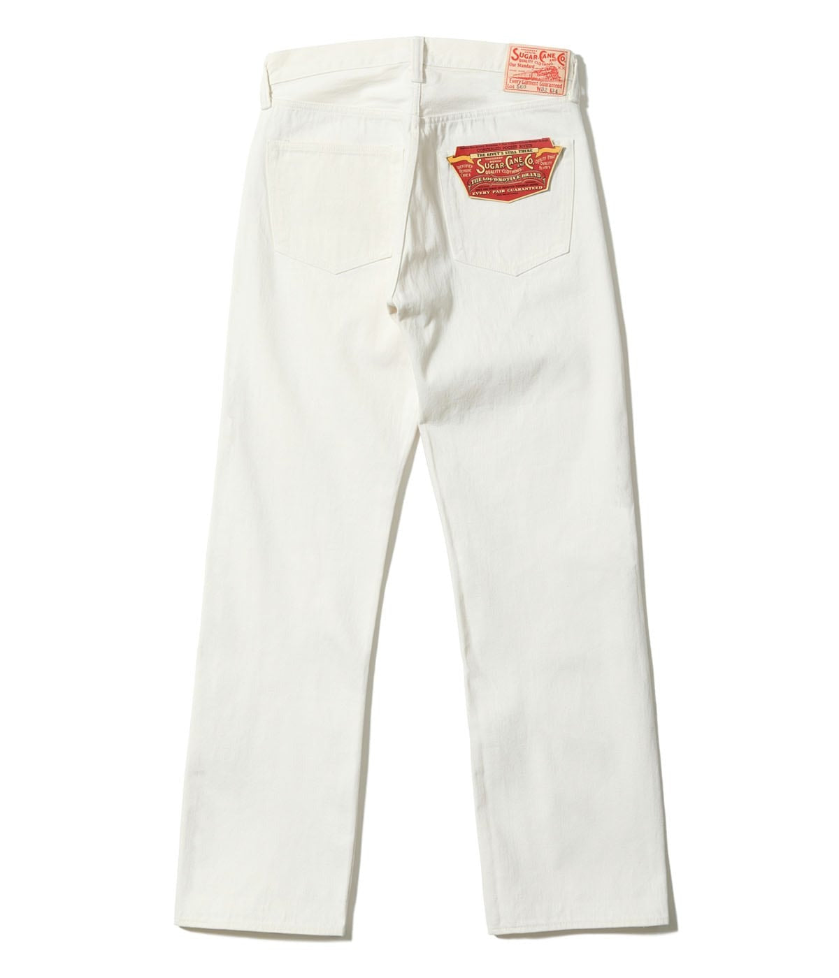 SC42560 13oz. WHITE DENIM “1947 MODEL” (REGULAR STRAIGHT) - WHITE