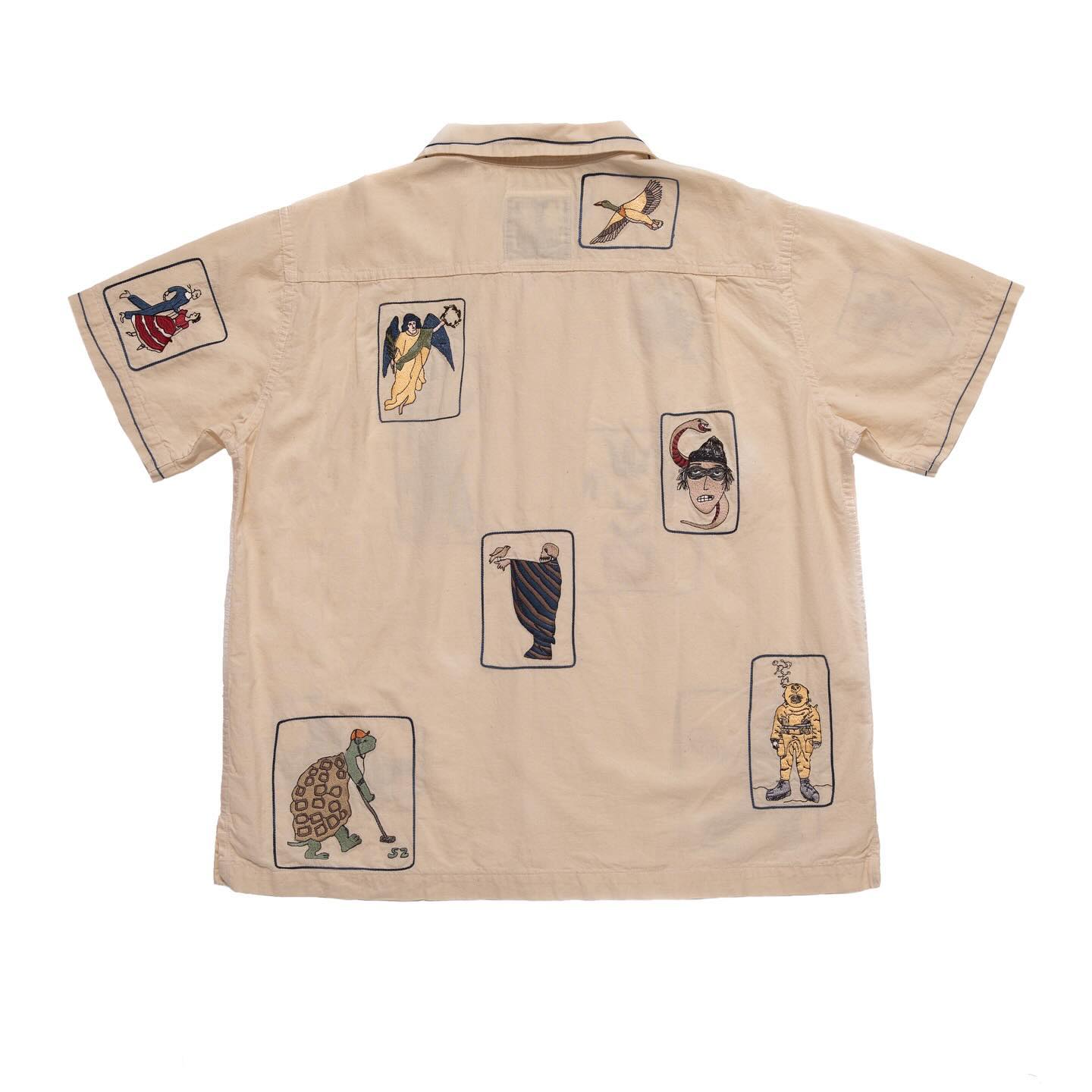 COLLAGE CAMP SHIRT - NATURAL TINT