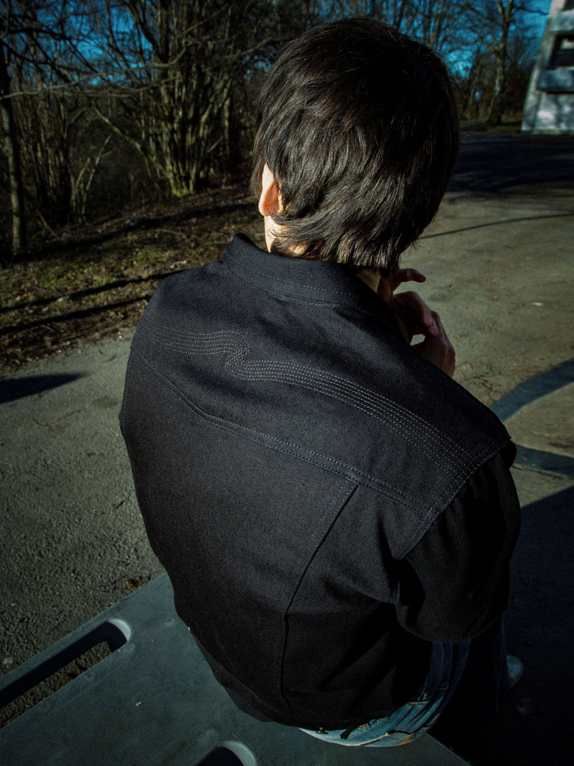 Conny Denim Jkt Dry Black Tar - Black