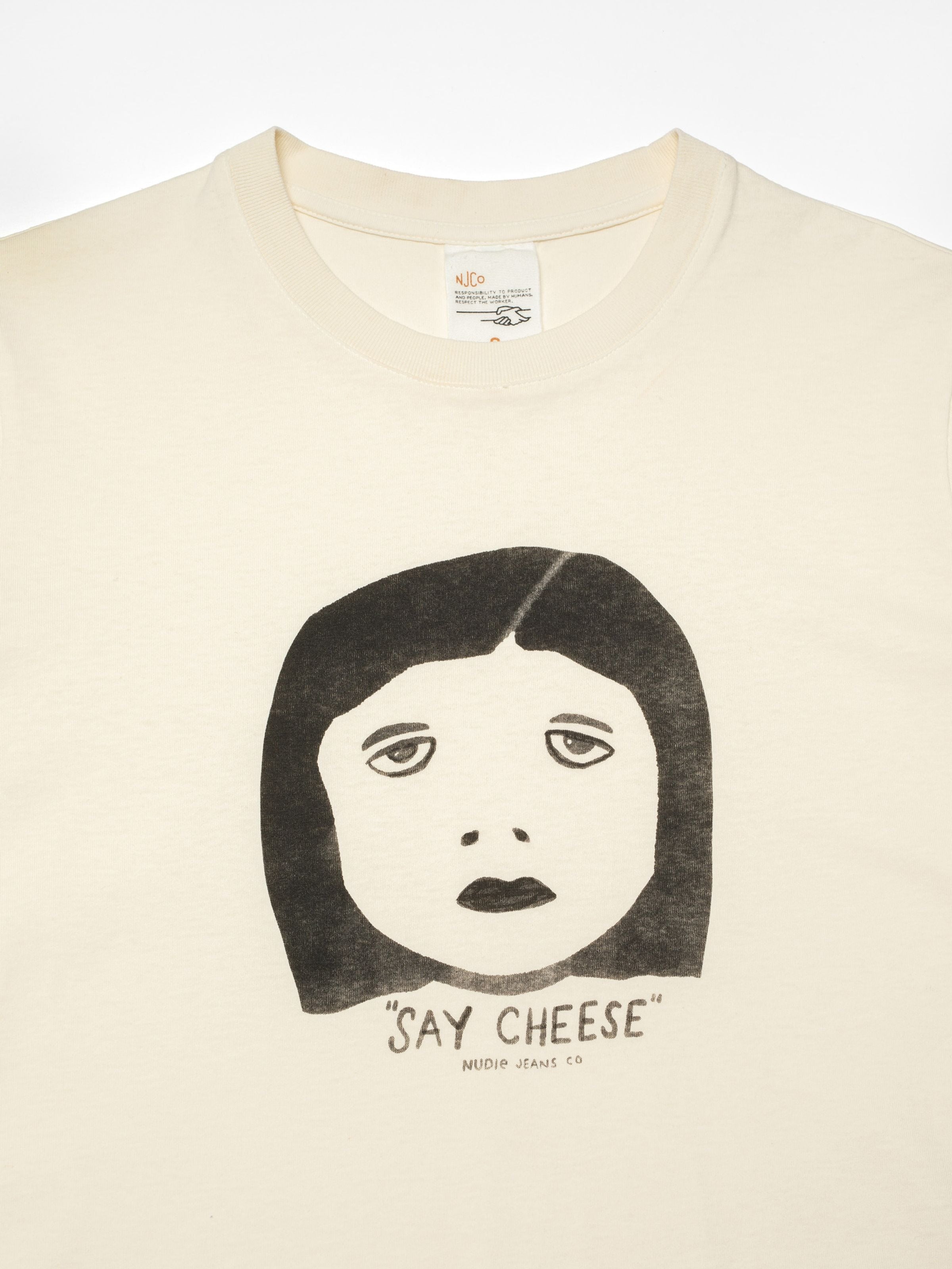 Joni Say Cheese T-Shirt - Ecru