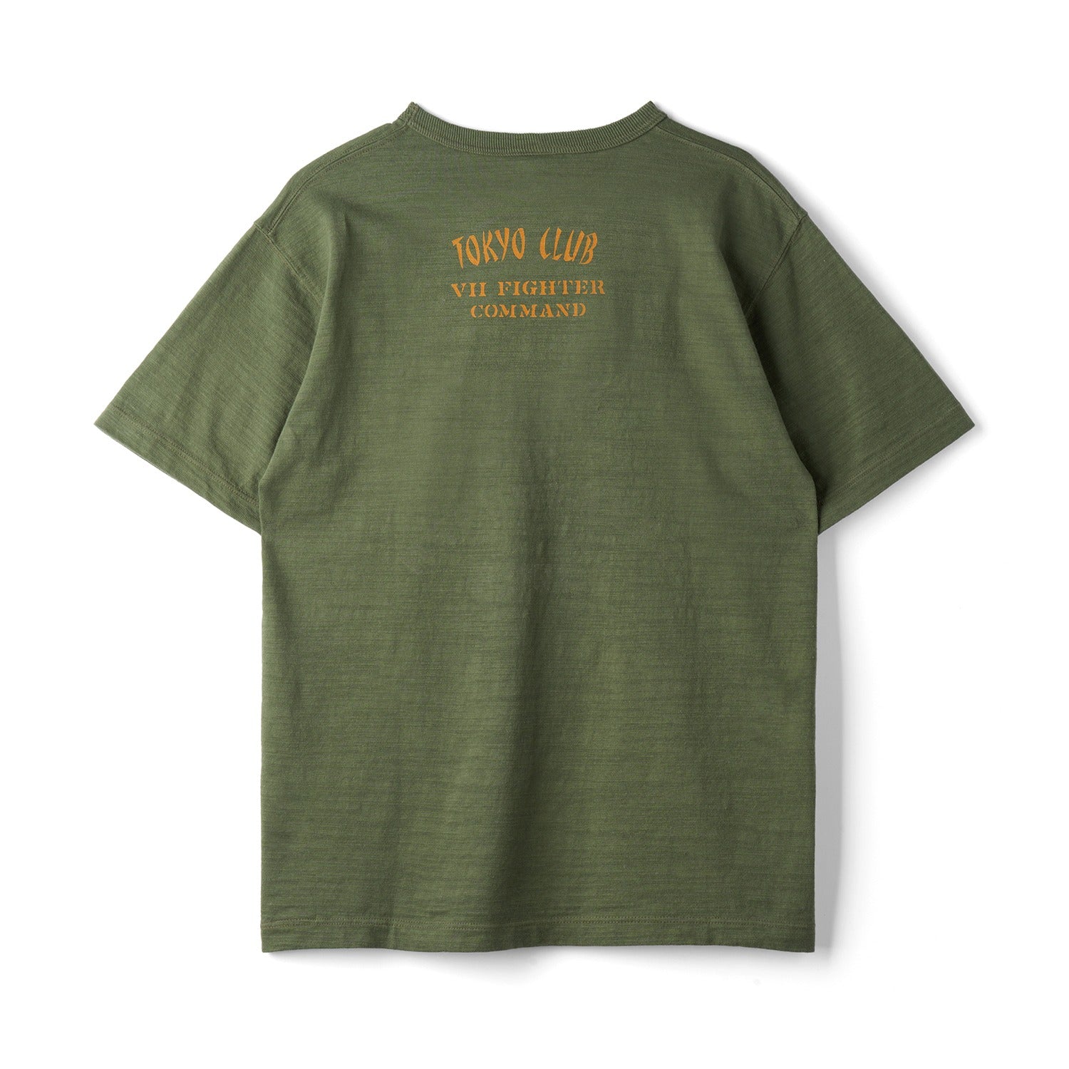 BR79562 SLUB YARN T-SHIRT 72nd FIGHTER SQ - OLIVE