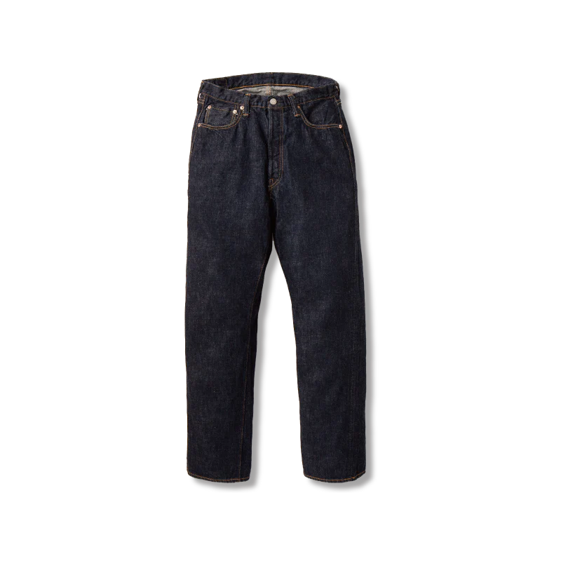 0105W Wide Denim 13.7oz (One Wash) - INDIGO