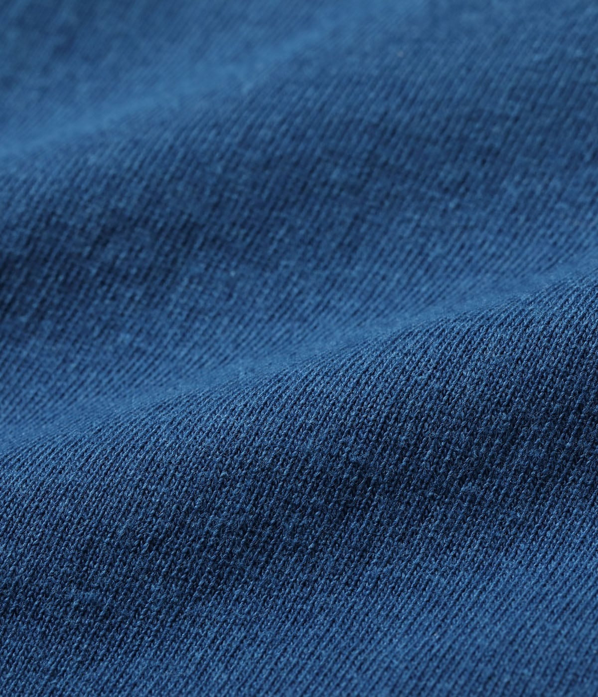 SC79535 FICTION ROMANCE IDIGO DYE POCKET T-SHIRT - BLUE
