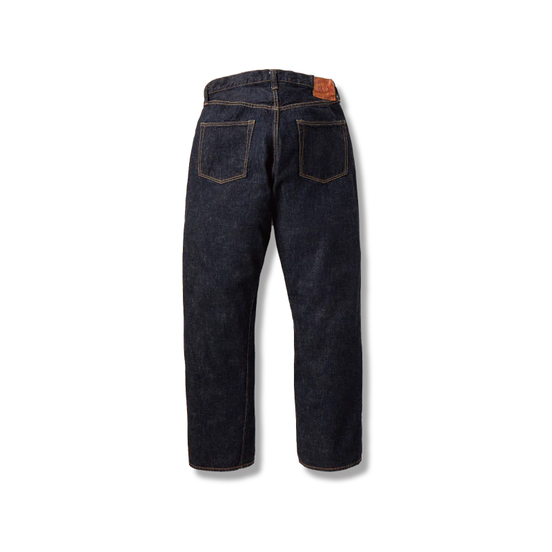 0105W Wide Denim 13.7oz (One Wash) - INDIGO