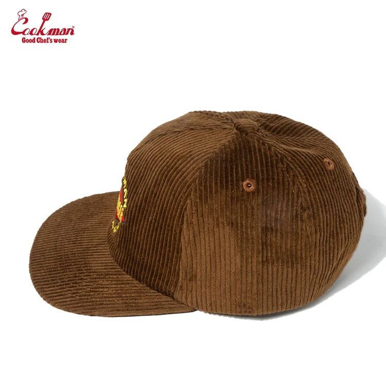 CORDUROY CAP FAT - BROWN