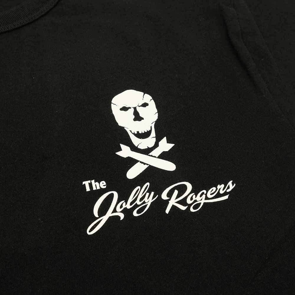 BR79577 GOVERNMENT ISSUE T-SHIRT 90th BOMB GROUP JOLLY ROGERS - BLACK