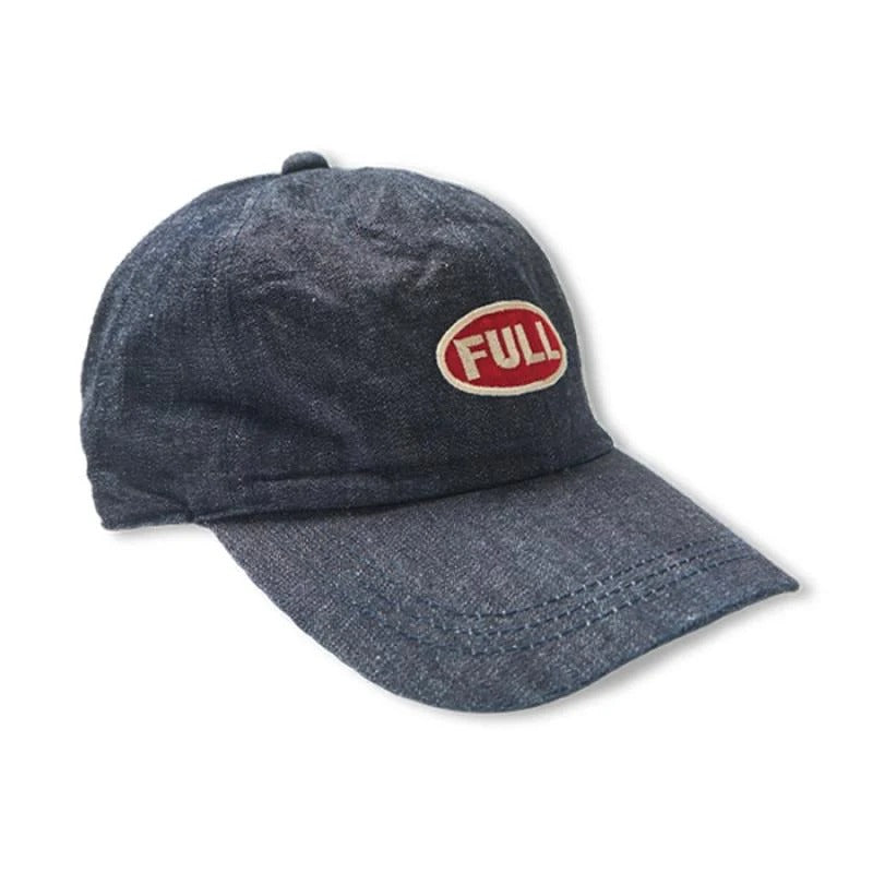 6770 FULL WAPPEN DENIM CAP - INDIGO