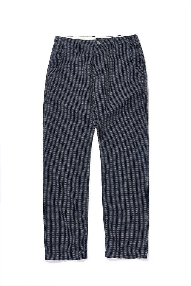 LP-1180-2 Stitch Stripe Comfortable Trousers - INDIGO X THIN STRIPE
