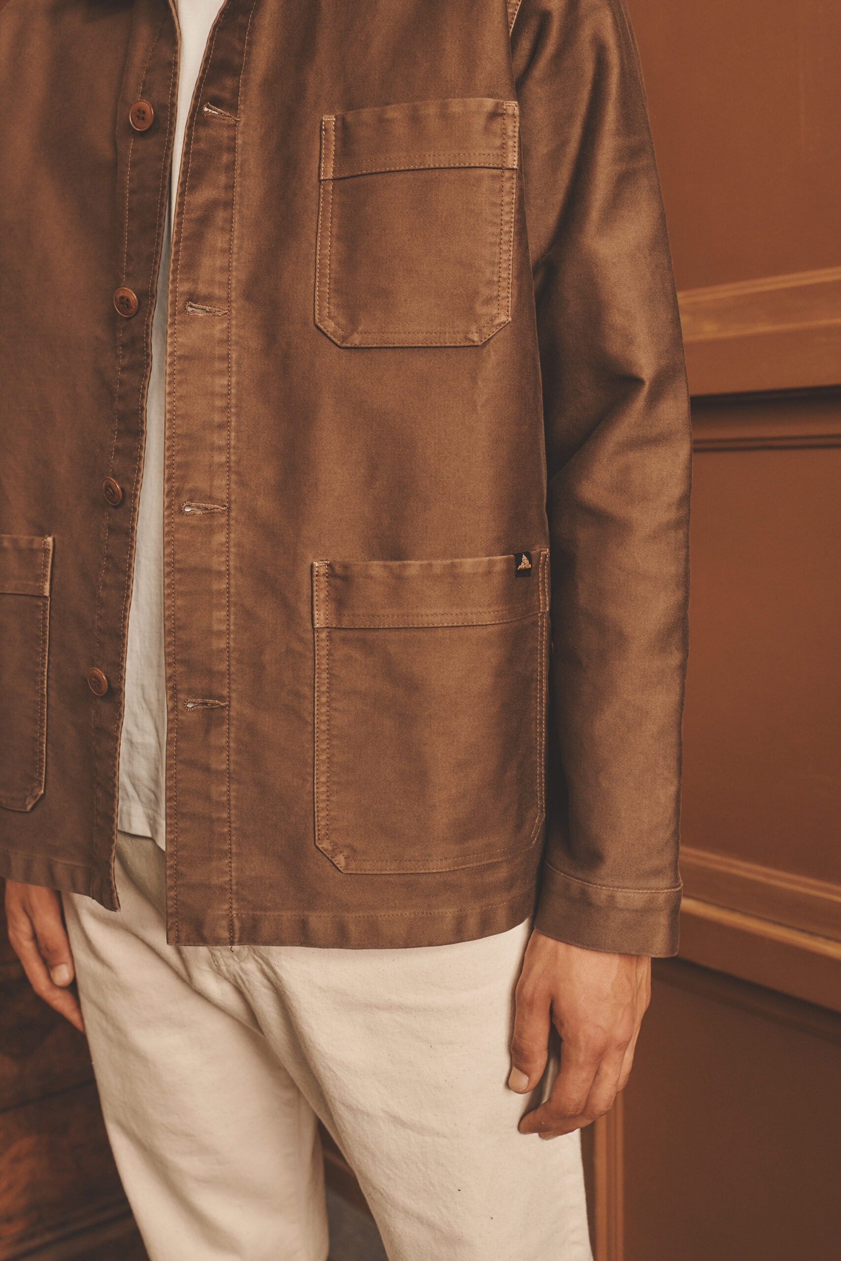 The Real Work Jacket - BROWN