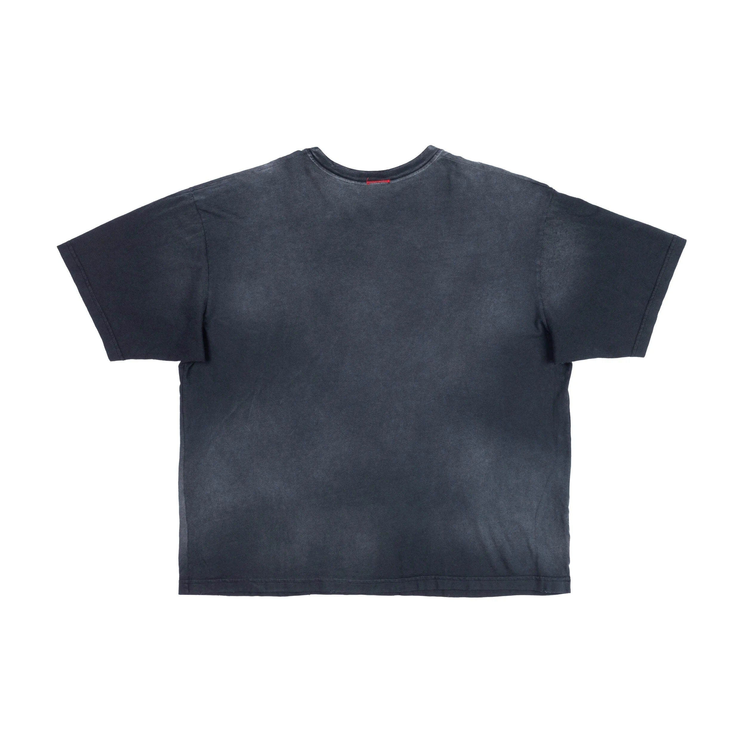 OVERSIZE CROP TEE S/S - SUN FADE BLACK