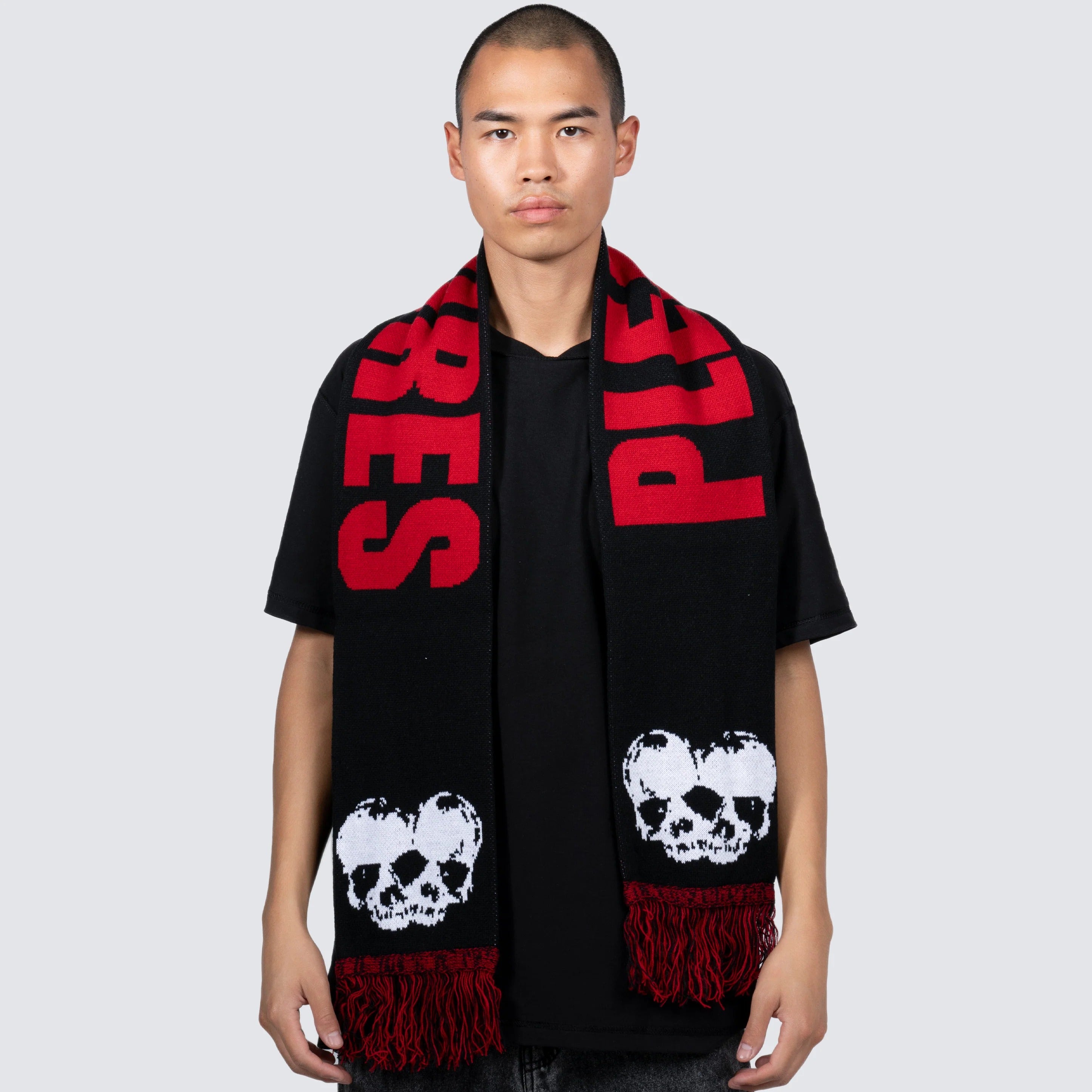 SKULL SCARF - BLACK