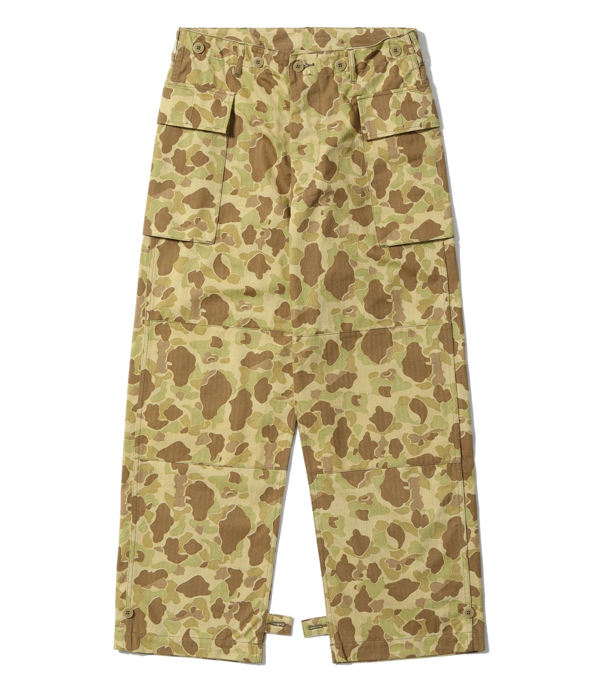 BR42585 TROUSERS HERRINGBONE TWILL CAMOUFLAGE - CAMOUFLAGE